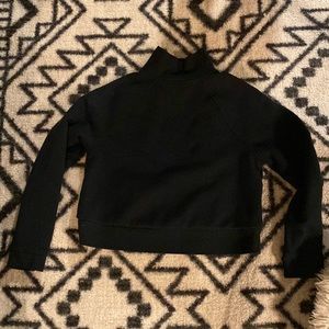 A new day cropped black sweatshirt
